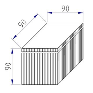 Aufbewahrungsbox - eckig