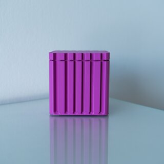 Aufbewahrungsbox - eckig pink